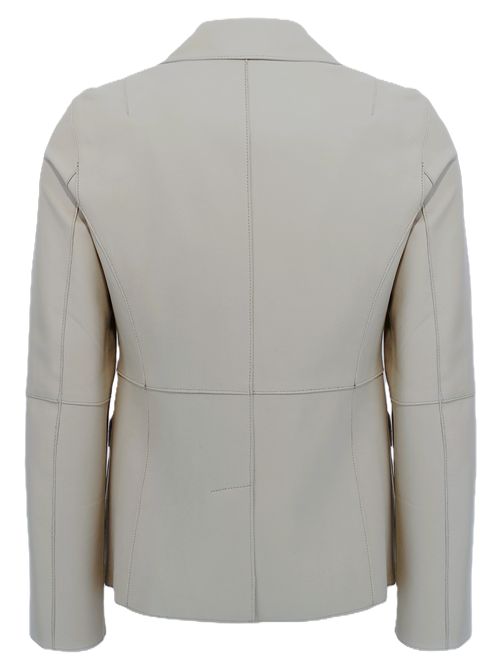 P.A.R.O.S.H. Blazer in pelle P.a.r.o.s.h. | D431605MACIOCK 25038 STUCCO